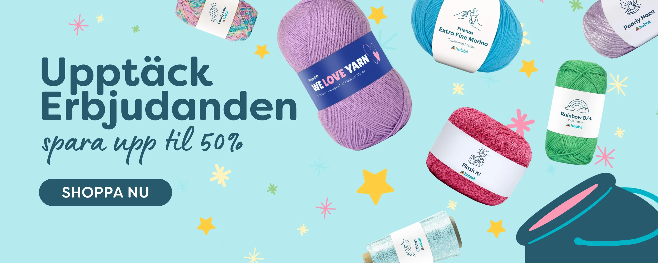 Släpp loss din stickglädje idag